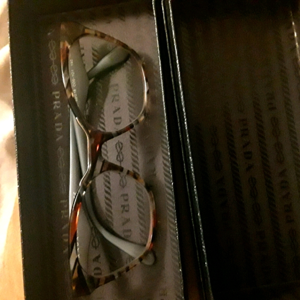 Prada glasses w/ case